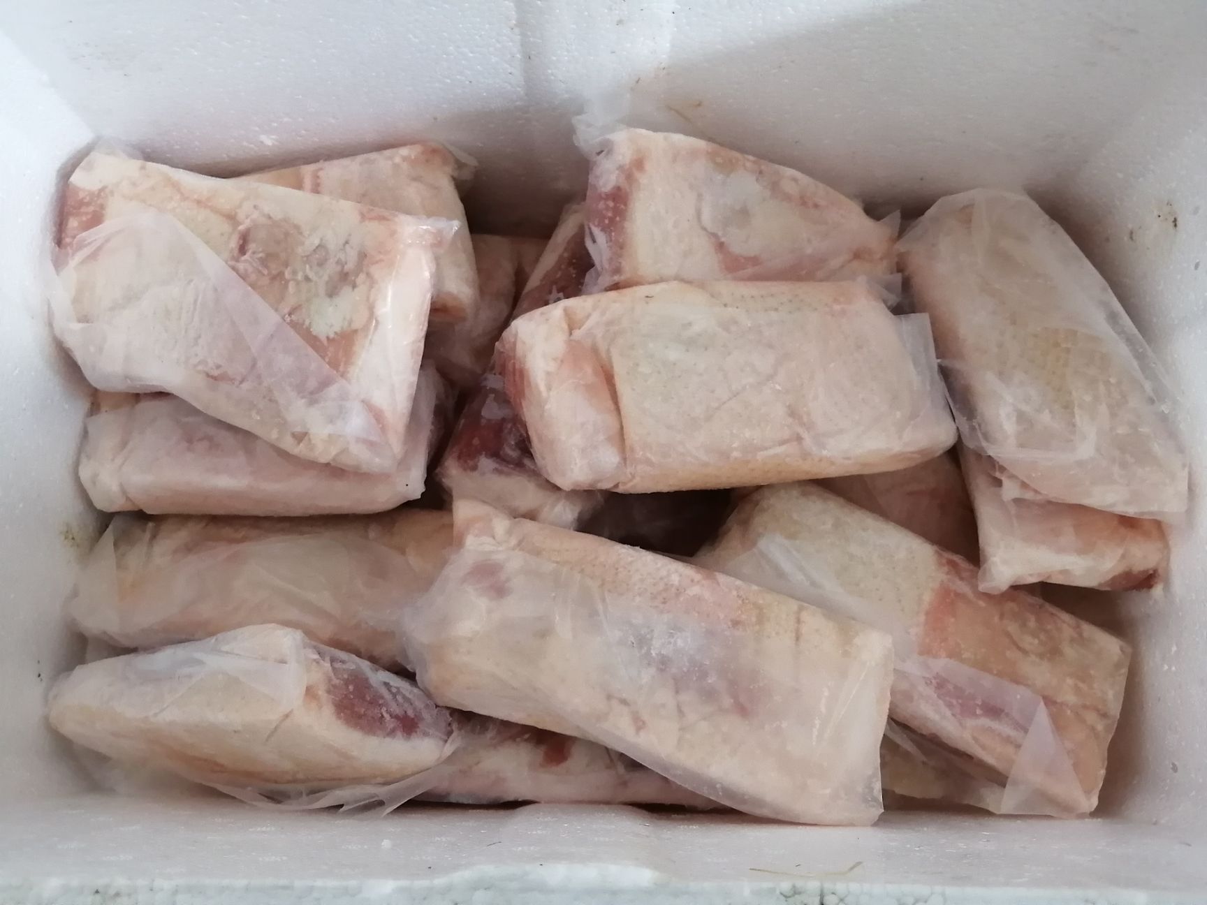 [鸭胸批发 带皮鸭胸肉18斤价格120元/箱 惠农网