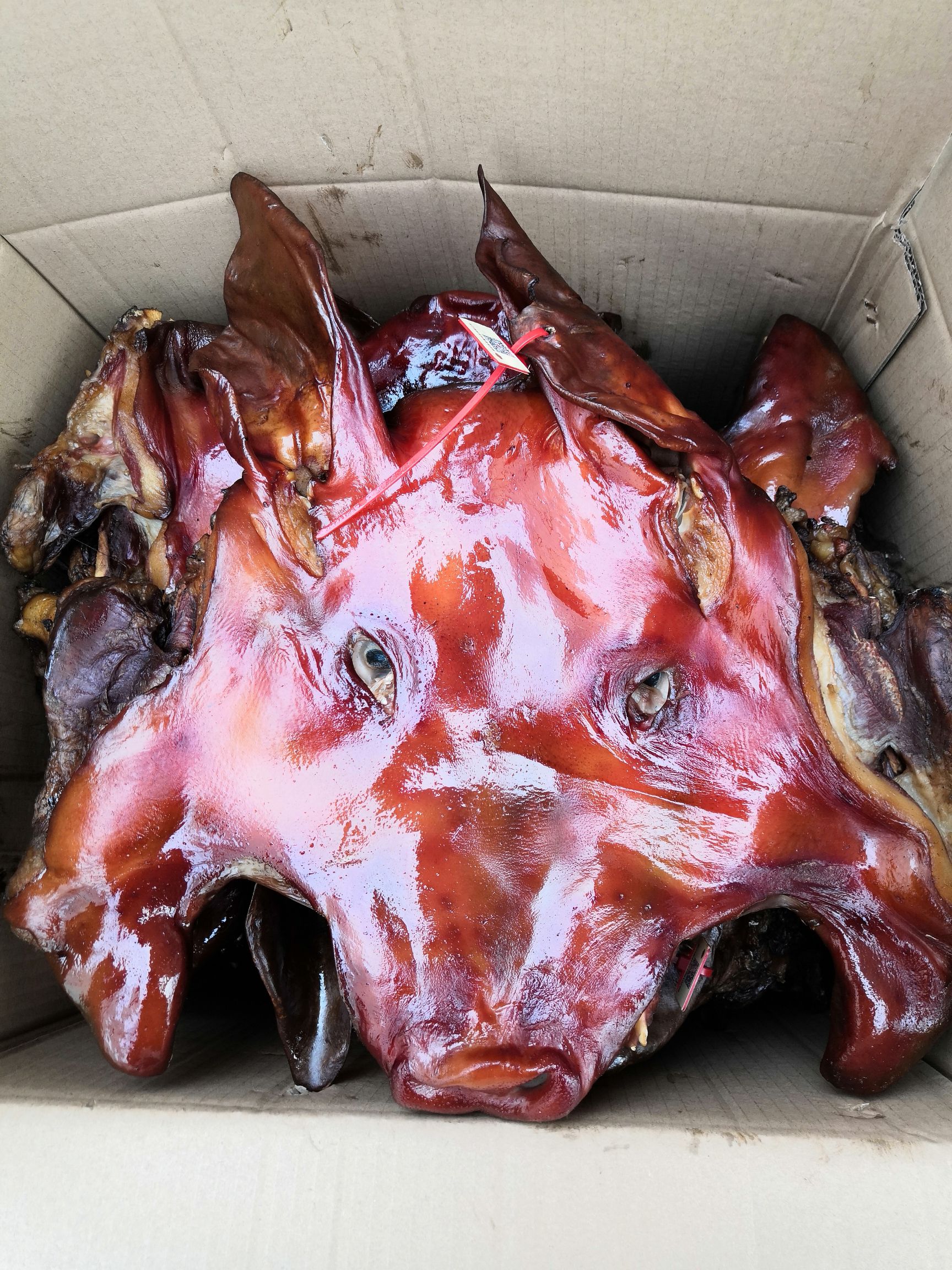 腊猪头肉 散装