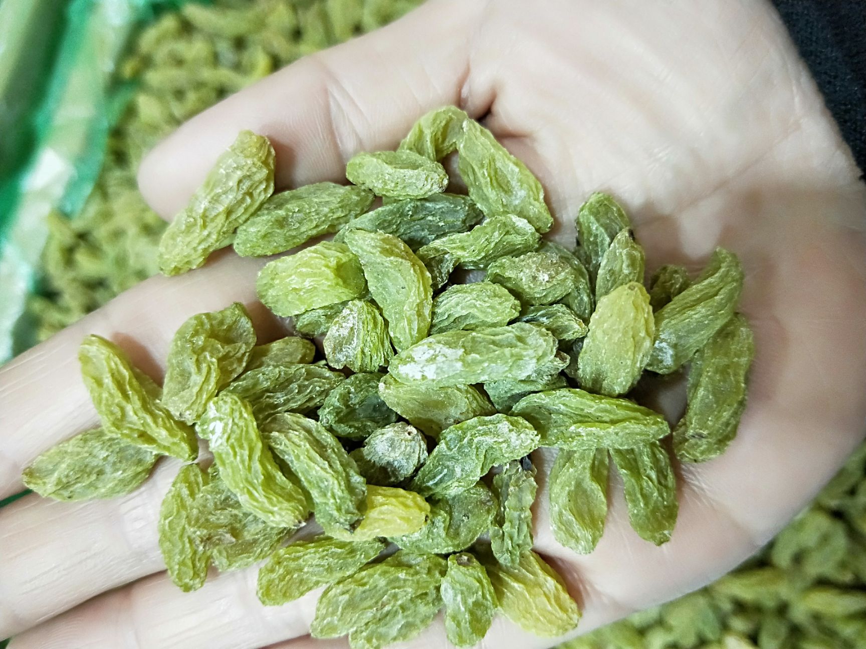 新疆绿葡萄干 大颗粒