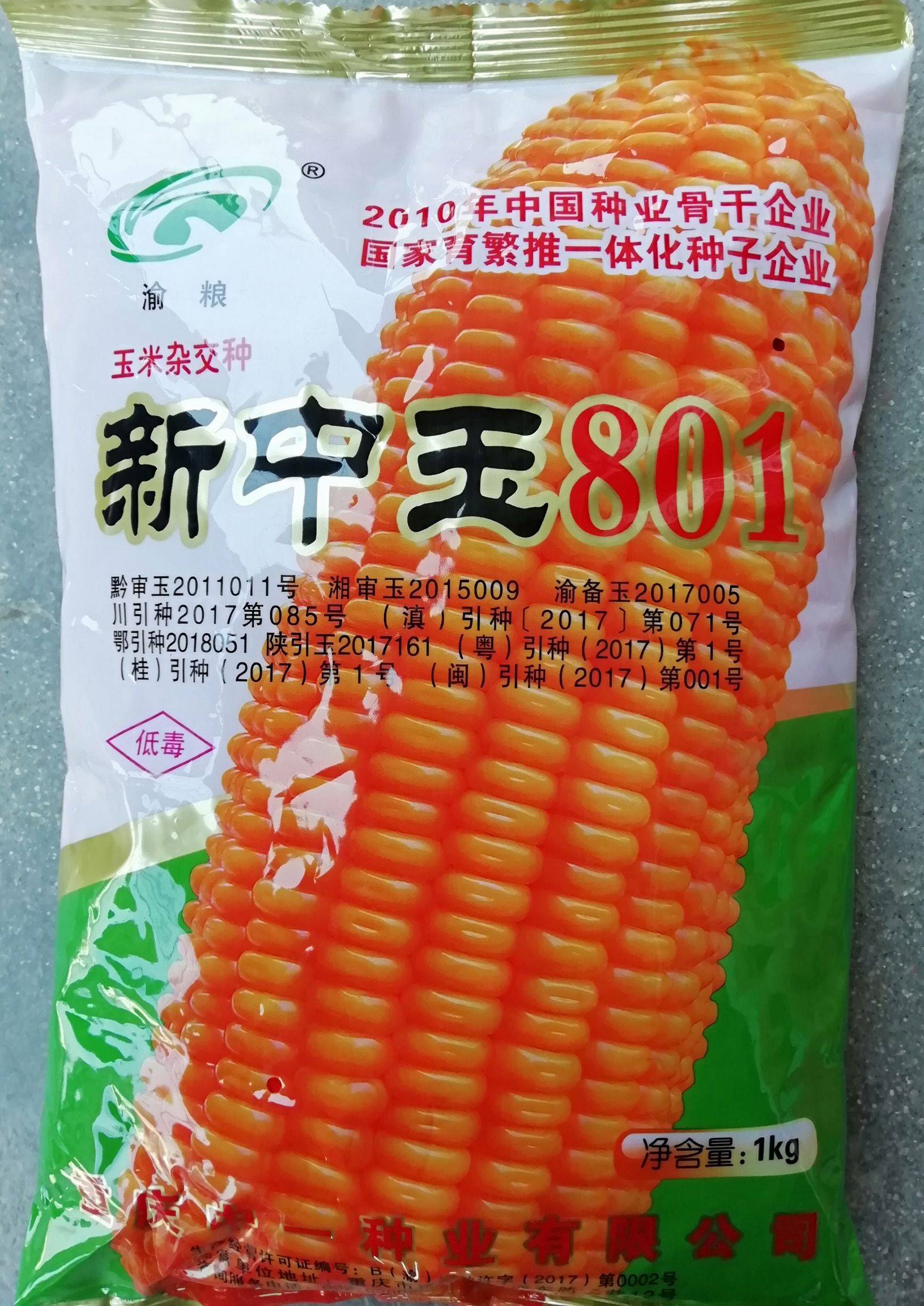 新中玉801玉米种子