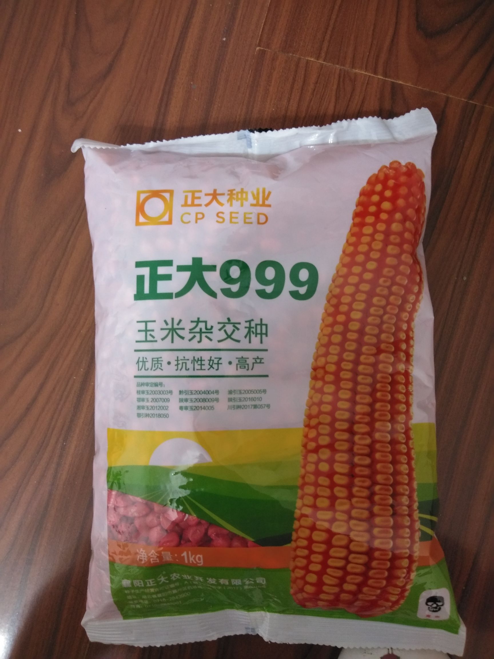 玉米干粮 正大999玉米种子