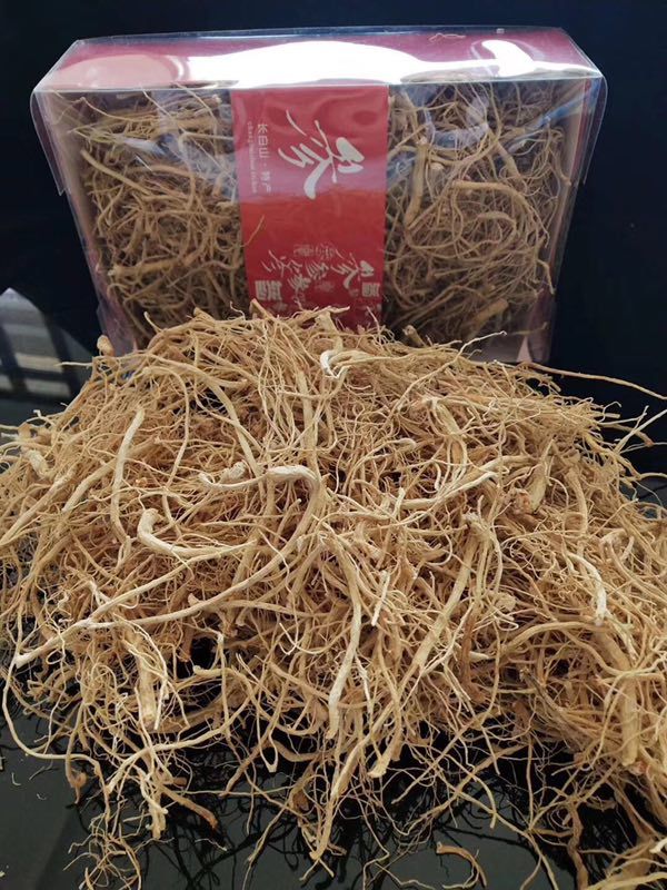 [长白山人参批发] 干人参须价格95元\/斤 1斤起批