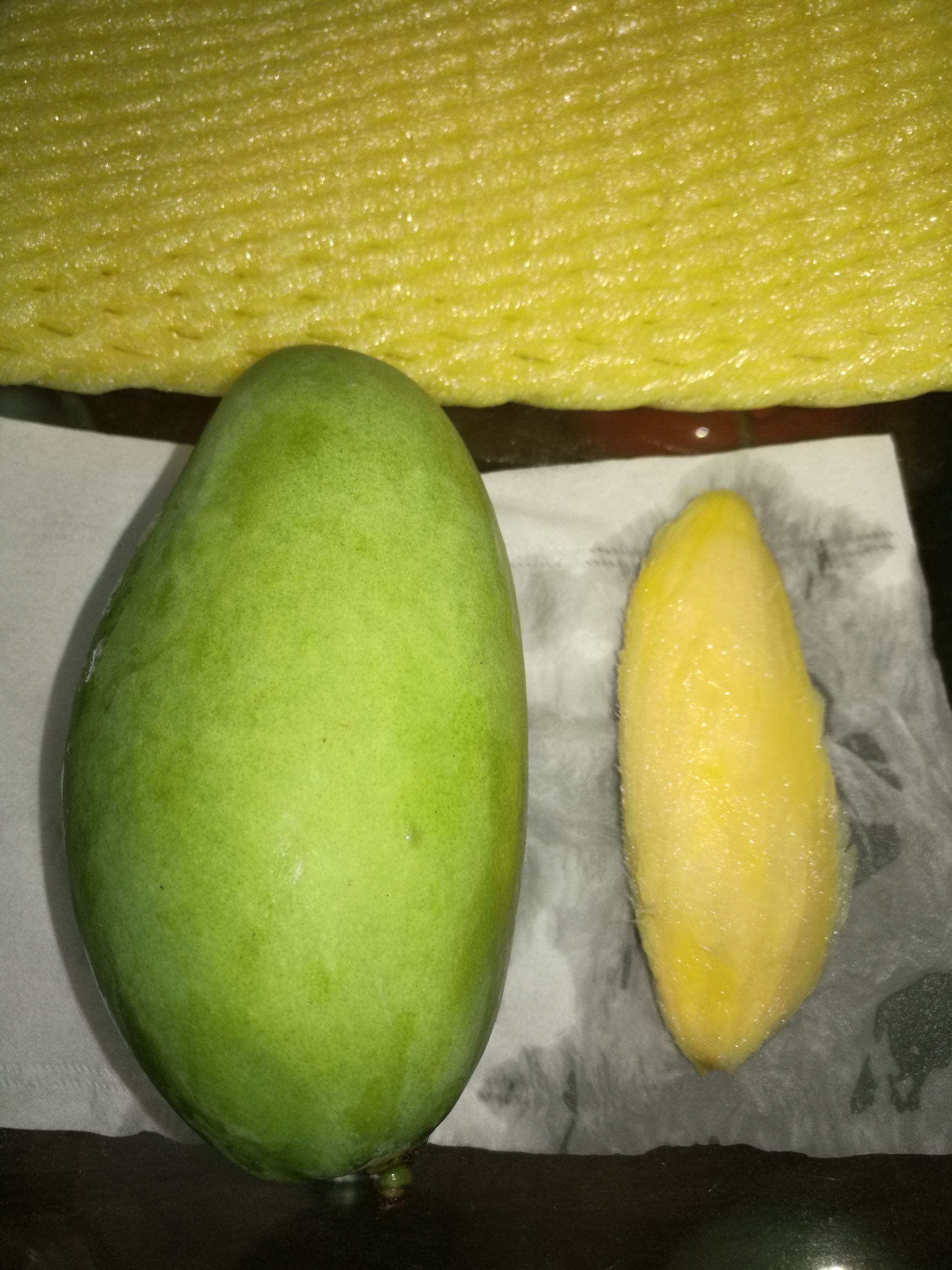 缅甸大青芒 进口 芒果 新鲜绿色水果 不打农药 不加催熟剂