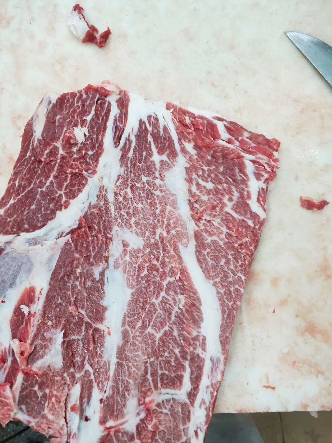 牛小排 生肉