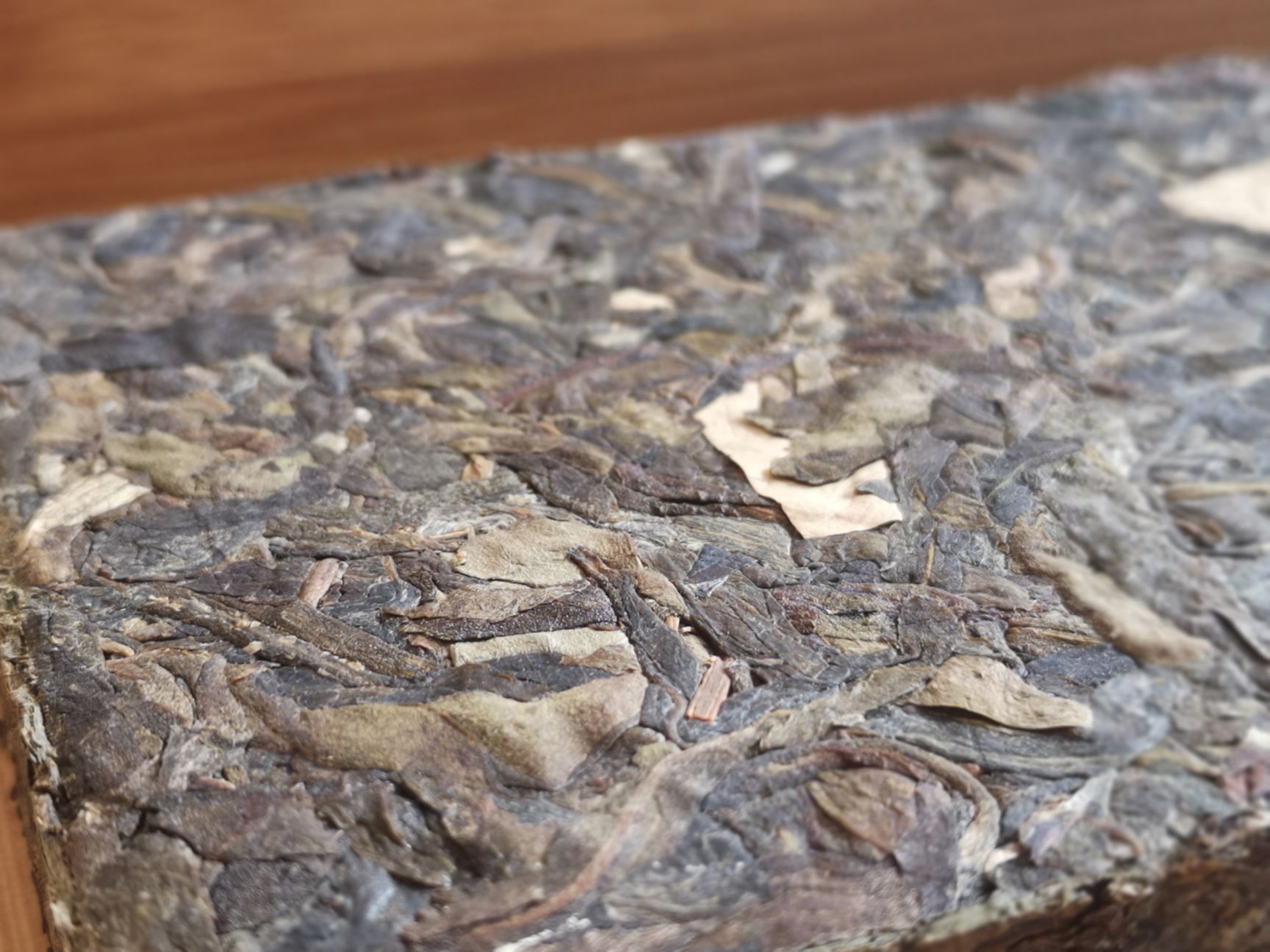 普洱茶砖 2007年布朗山老黄金叶砖250克