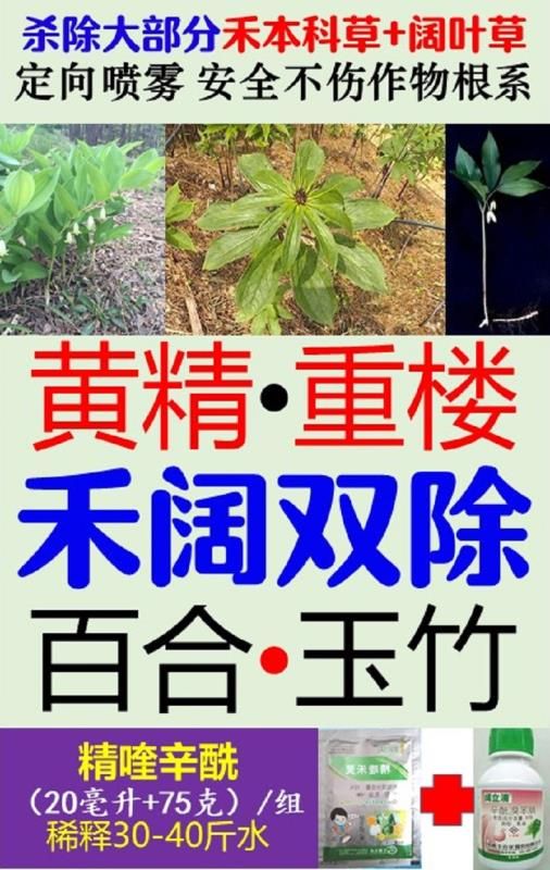 辛酰溴苯腈 黄精重楼麦冬知母玉竹芦荟贝母天门冬川贝母苗后除草禾阔