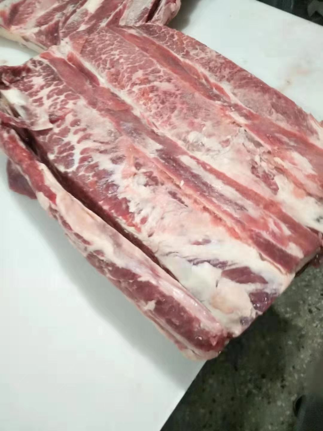 牛小排 生肉