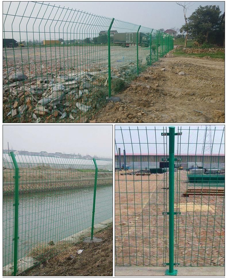 护栏网/围网 高速公路双边丝护网荷兰网铁丝网围栏钢丝围墙防护网道路