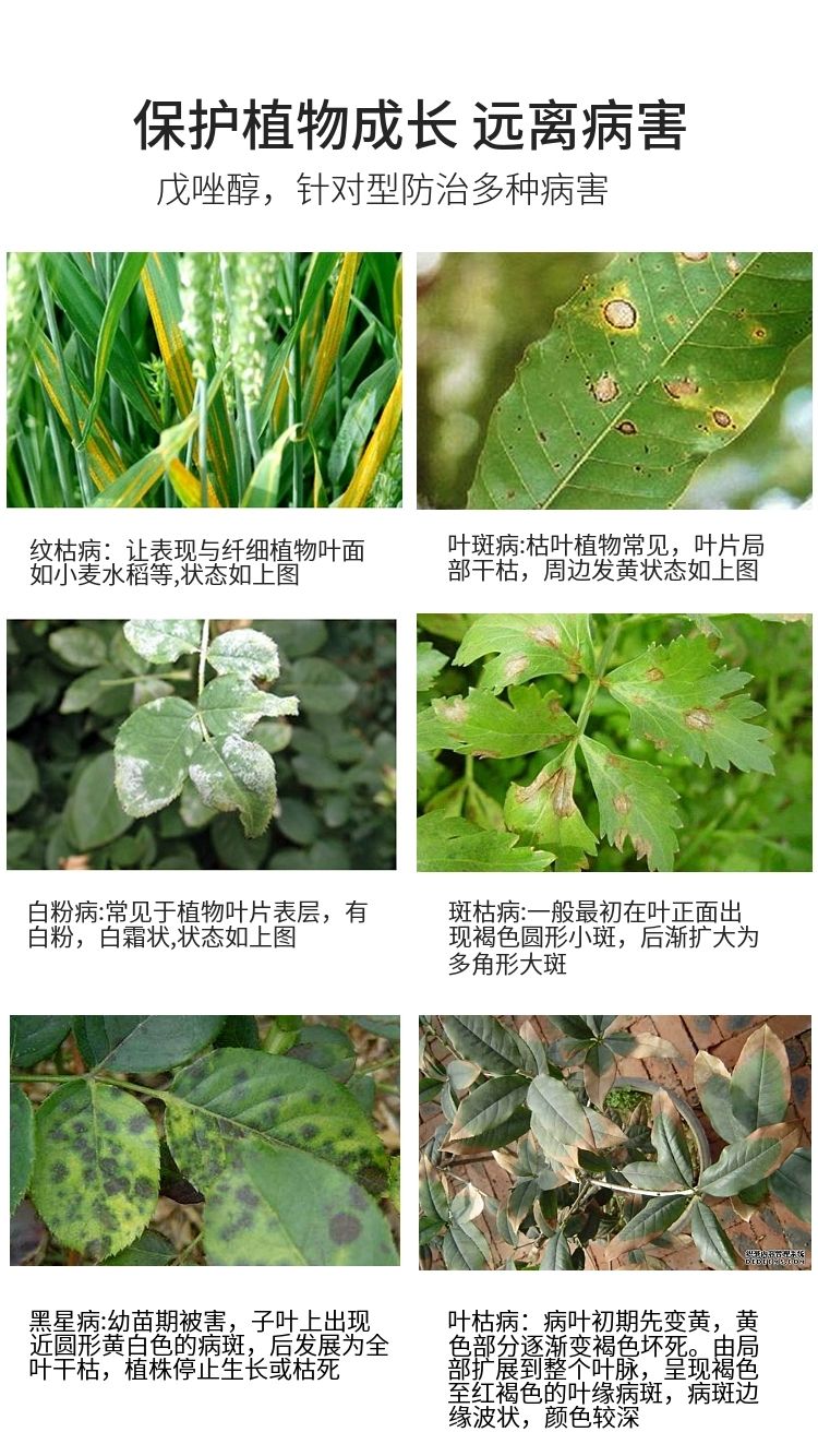 悦联除夫 43%戊唑醇1000克苹果树斑点落叶病 杀菌剂包邮