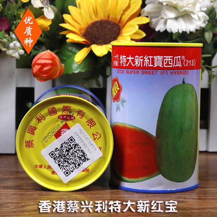 江西宜春樟树市 特大新红宝西瓜种子进口西瓜种绿皮大果中晚熟青皮