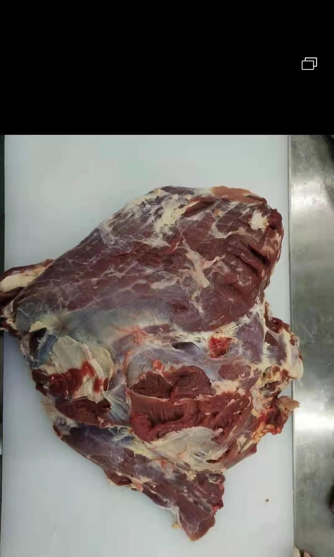 正关缅甸剔骨土黄牛肉,四分体