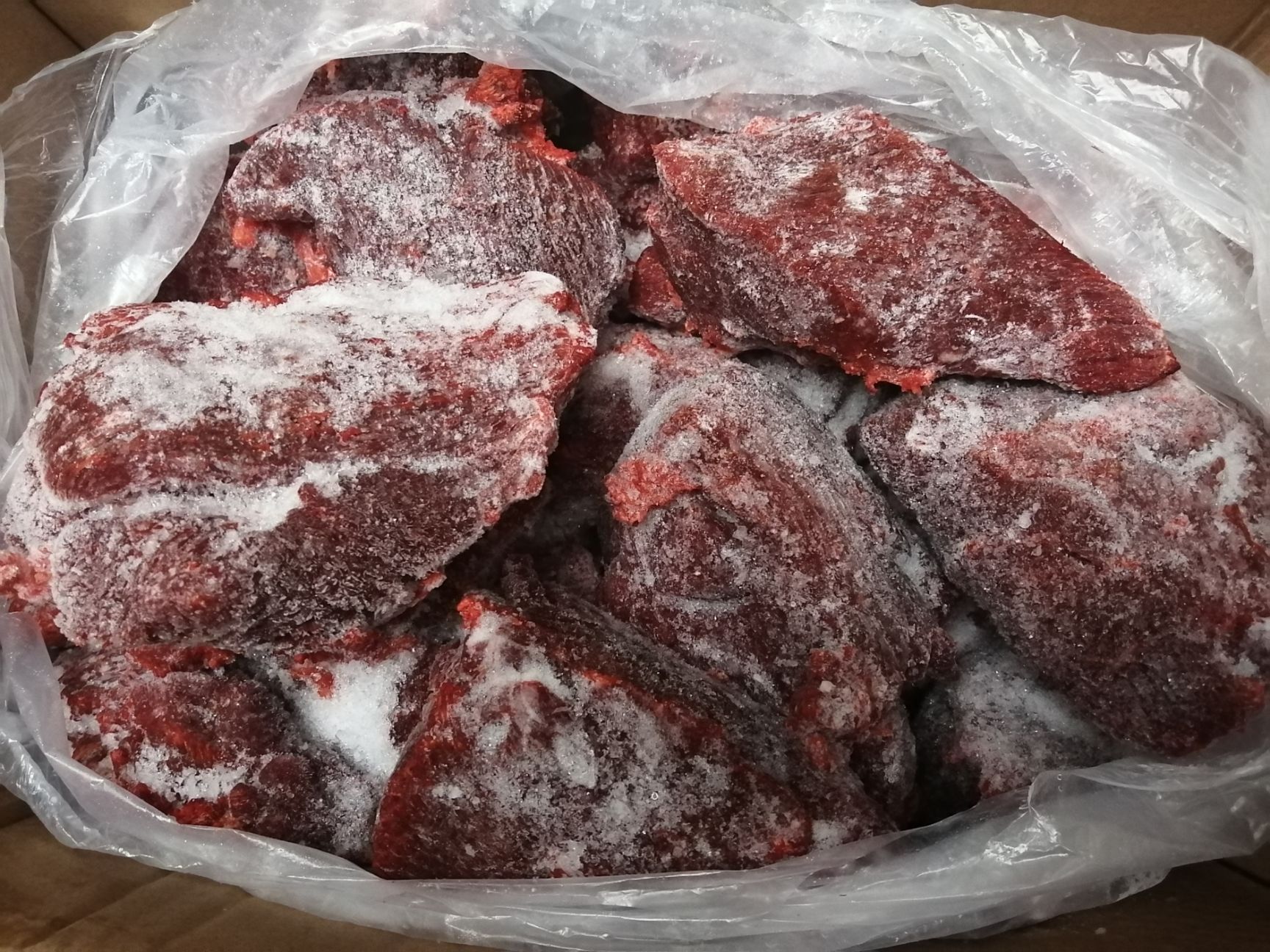 红牛块大块牛肉20斤半熟