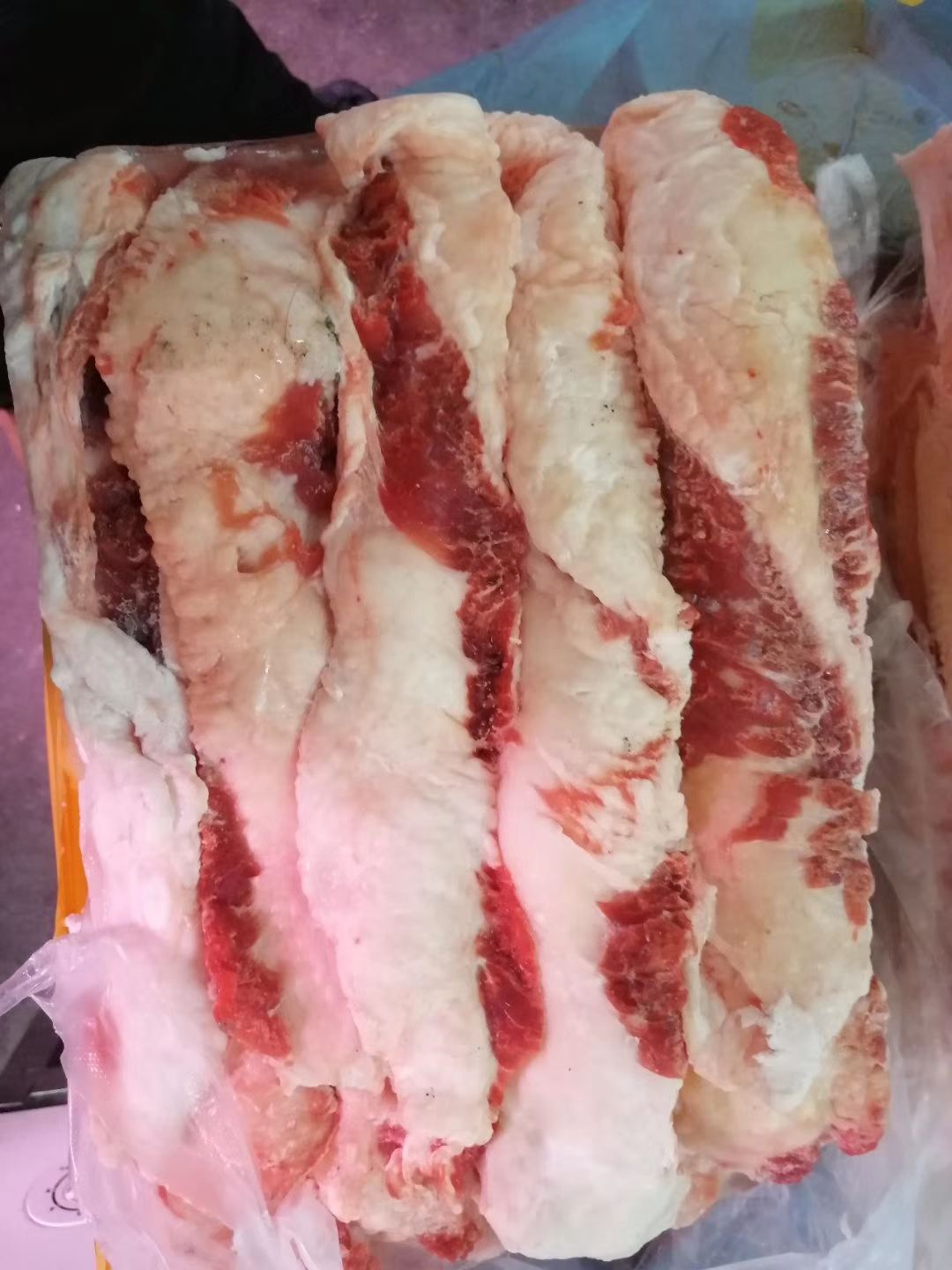 牛胸口油 鲜胸口油