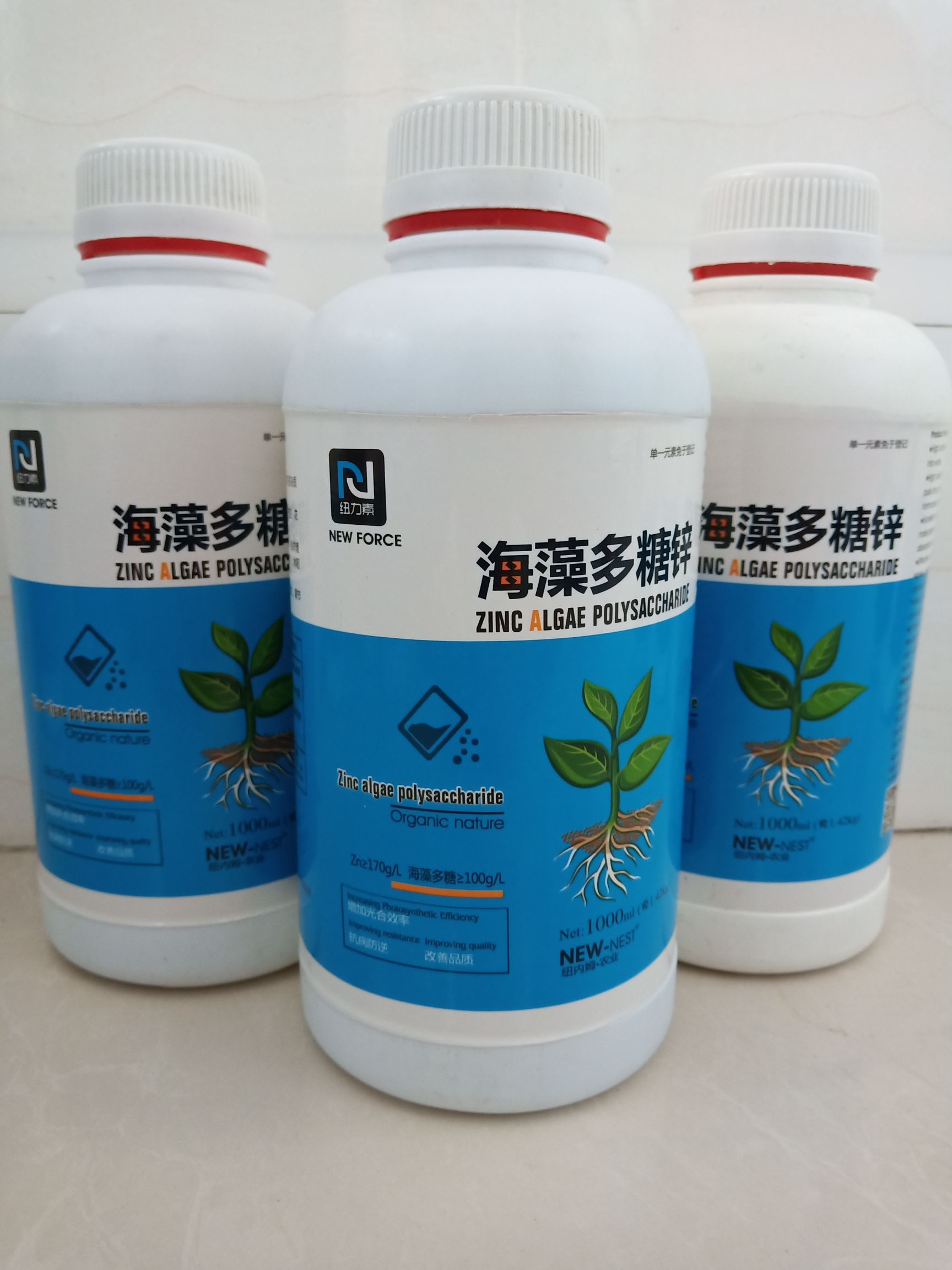 海藻多糖锌1000ml/瓶 浓缩新型锌肥 吸收快补锌佳品