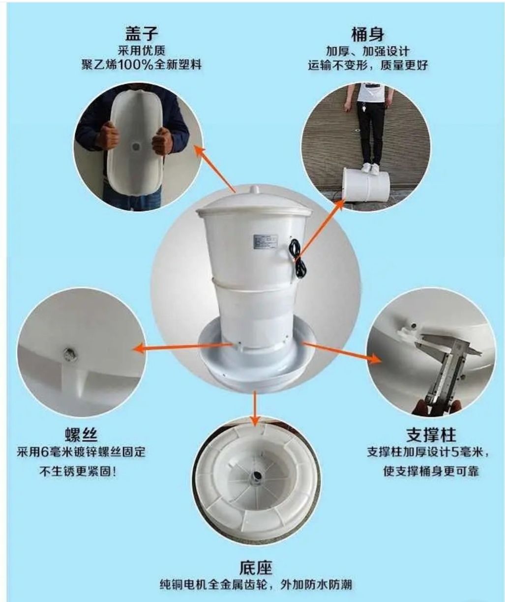 喂料机 2019新一代鸡鸭全自动投料机 喂鸡神器方便 .喂食器投饵机