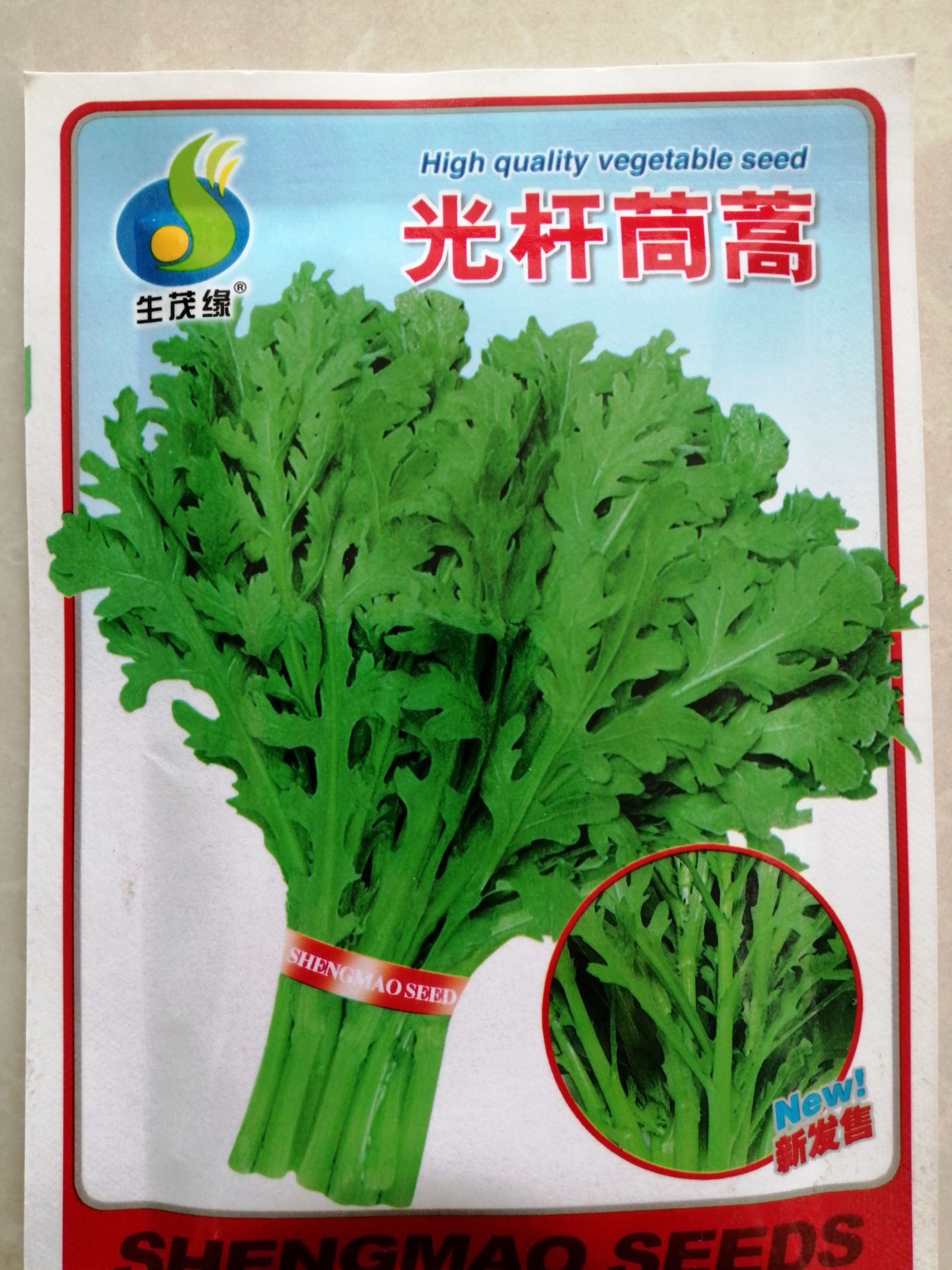 光杆茼蒿种子 光杆茼蒿