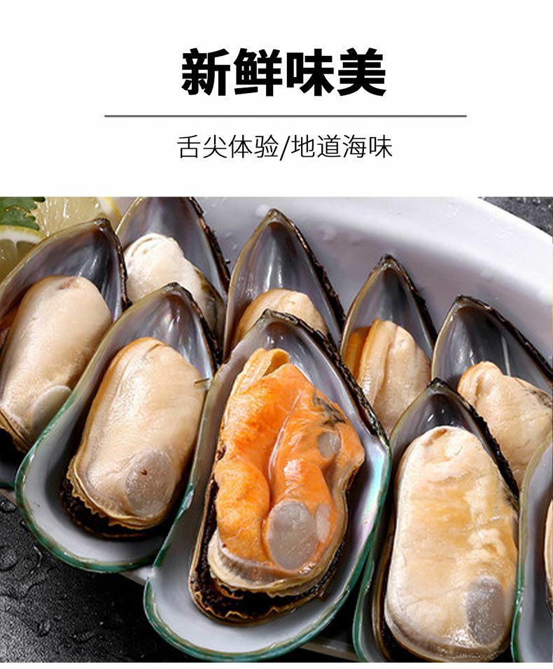 【顺丰包邮】海虹鲜活青口贝水产淡菜海鲜水产5斤青口贝