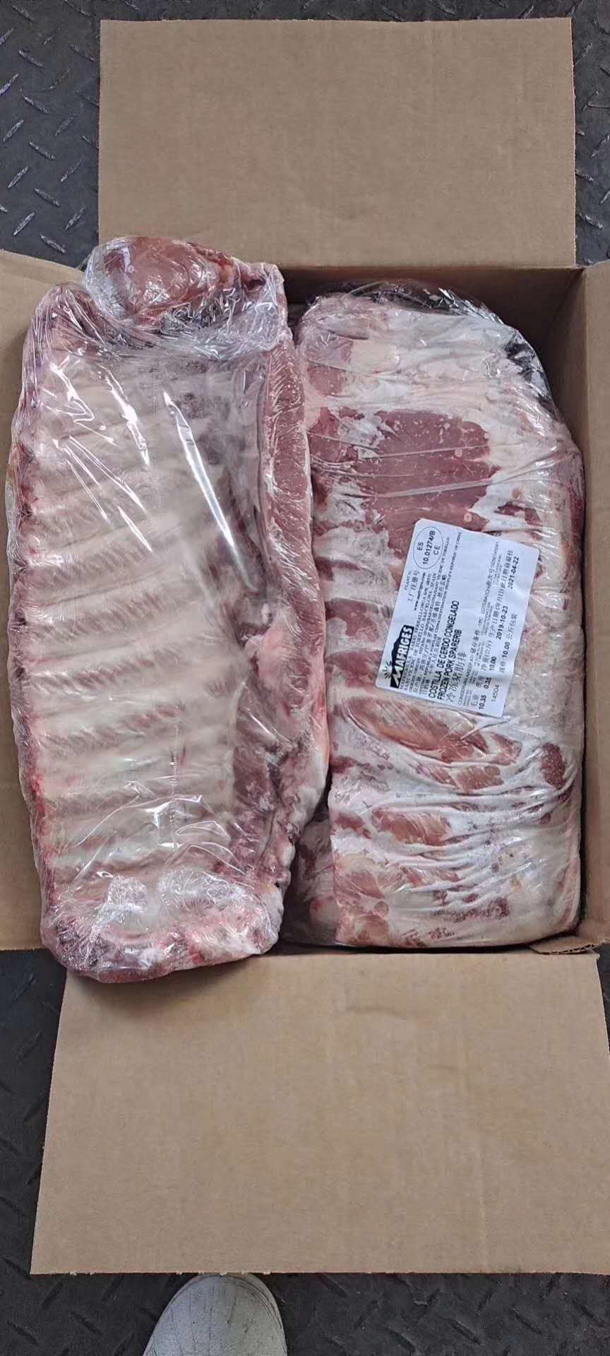 猪肉西班牙进口猪肋排20斤