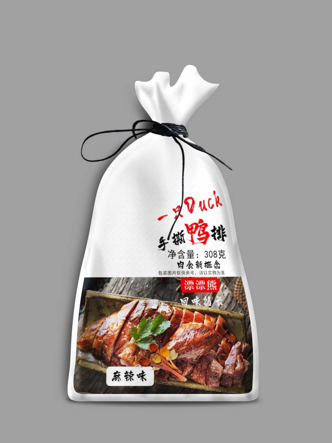 烤鸭 网红手撕鸭排真空包装308g酱卤麻辣口味卤味熟食