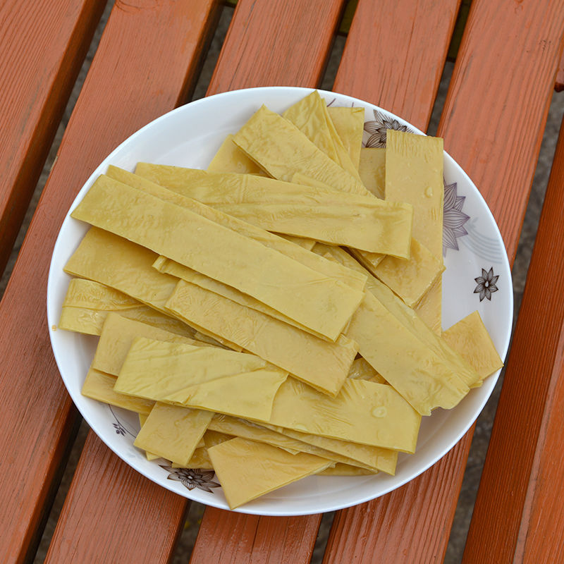 云南豆皮条火锅豆腐皮油豆皮干货火锅食材凉拌菜非转基因云南特产