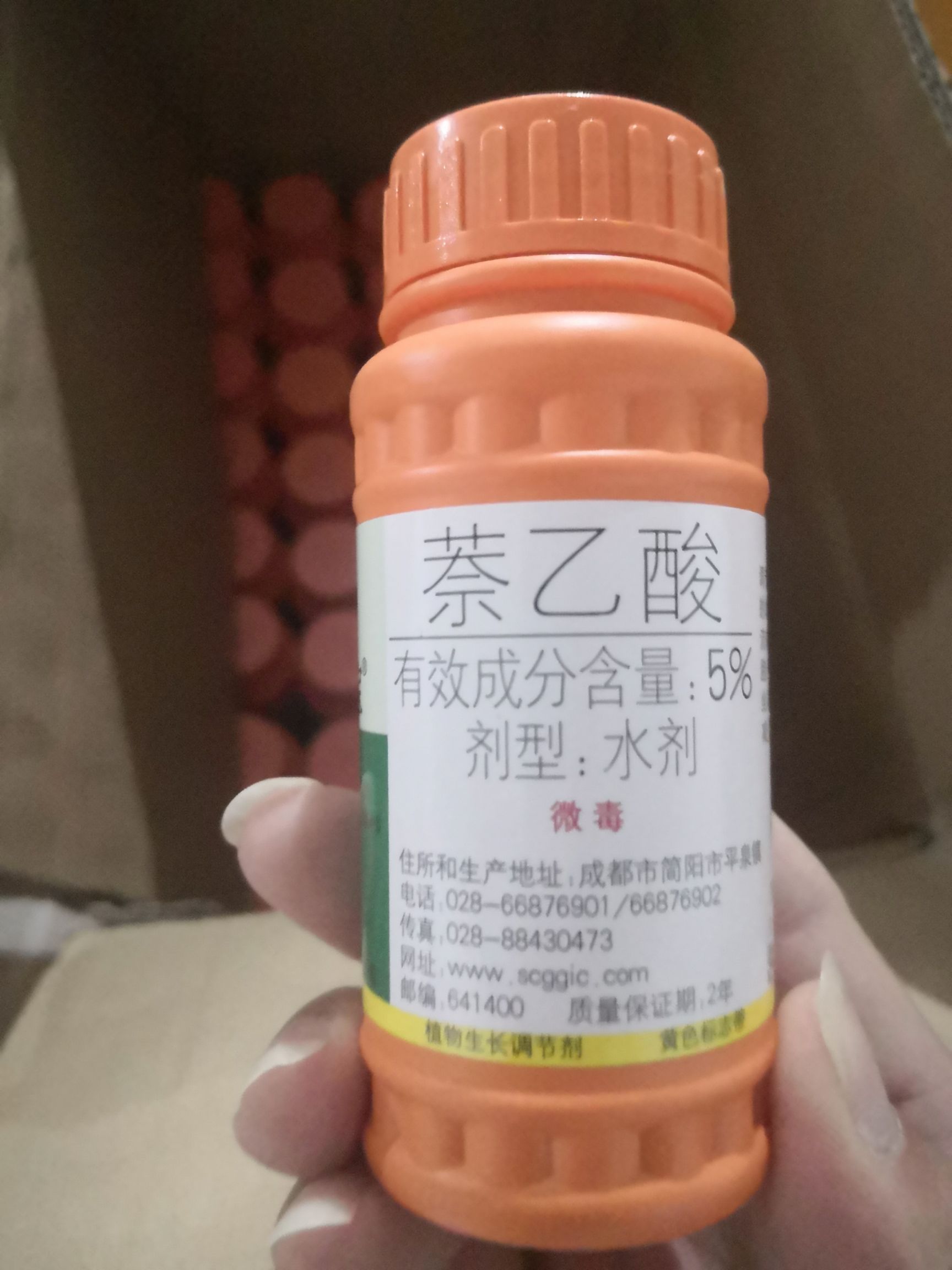 萘乙酸 国光花果宝5%奈乙酸100g,生根,保花保果,防落果