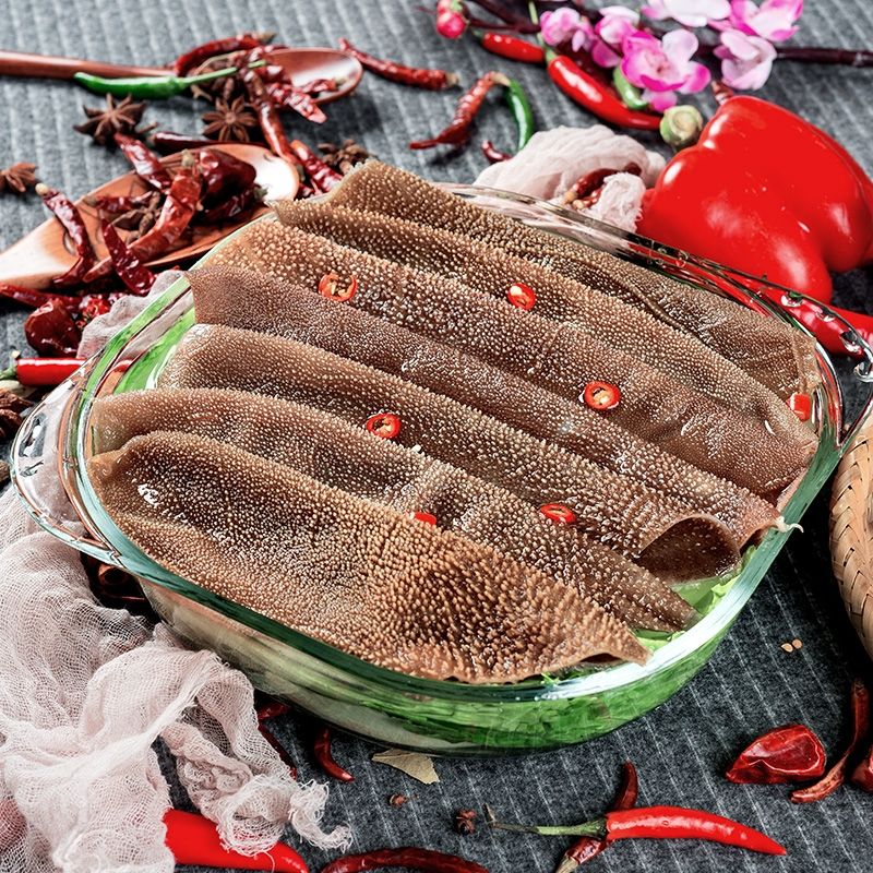 毛肚 牛百叶火锅食材,大草原水发水牛大叶片.