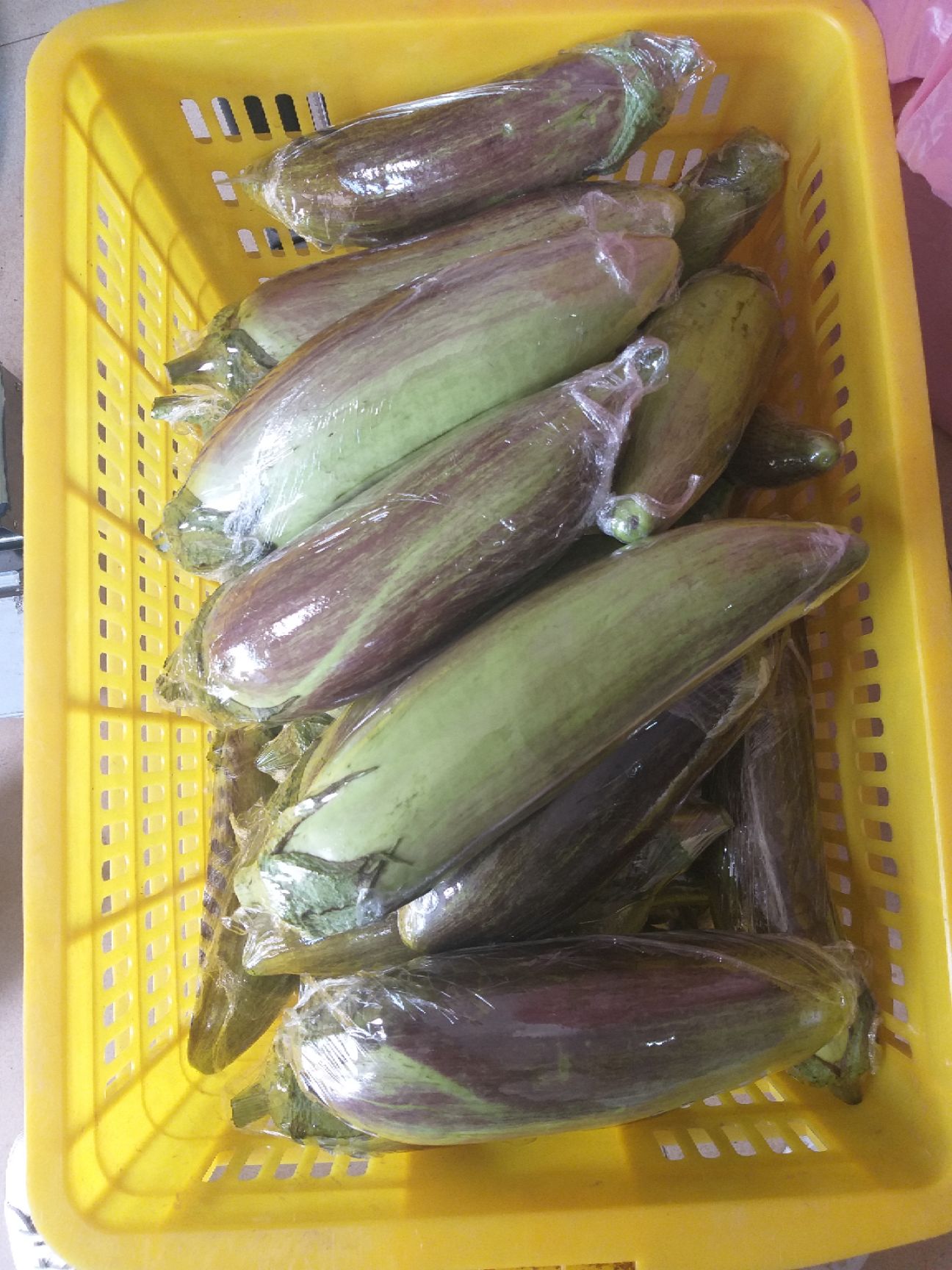 精选西双版纳新鲜冰川茄子糯茄竹丝茄子