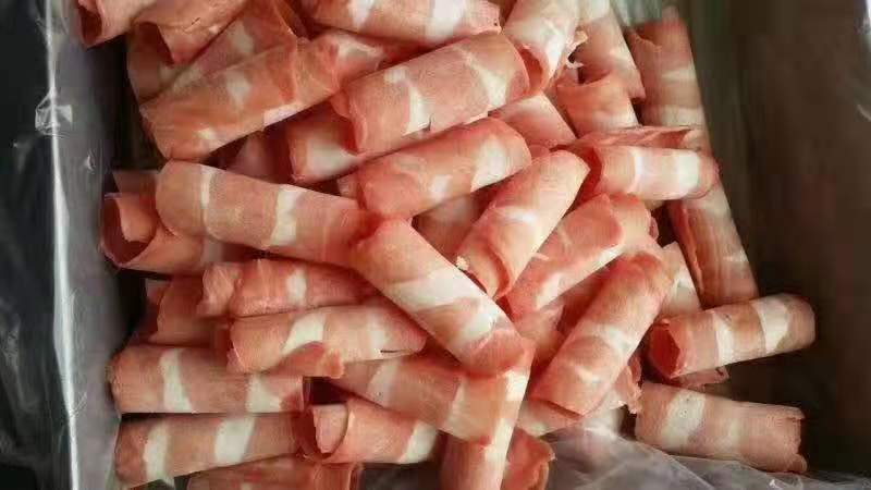 鸭肉卷鸭肉砖下锅不散不碎自助餐火锅爆品质量保证