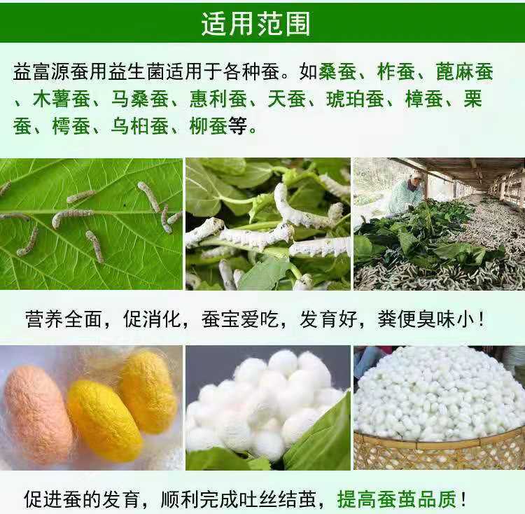 营养添加剂 益富源蚕用益生菌em菌营养液喷洒桑叶除臭爱吃喂蚕养蚕增