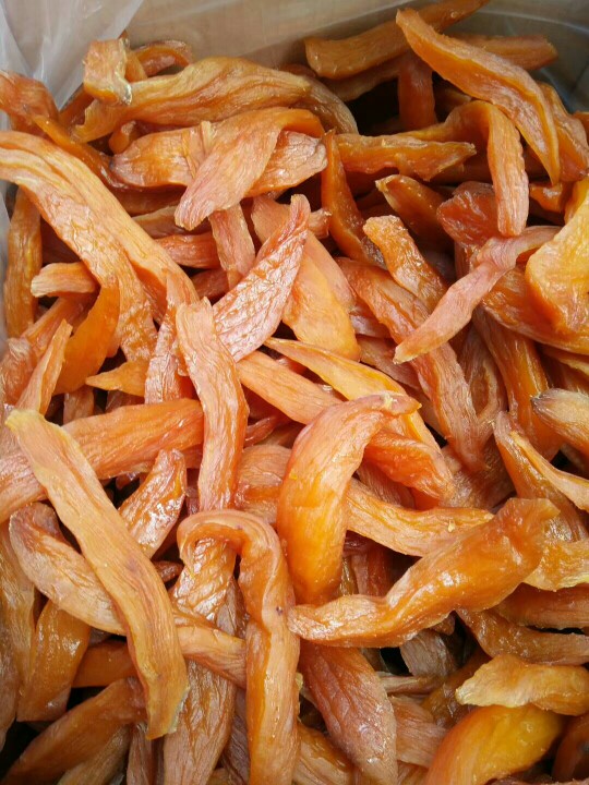 倒蒸红薯干 条状 袋装 半年
