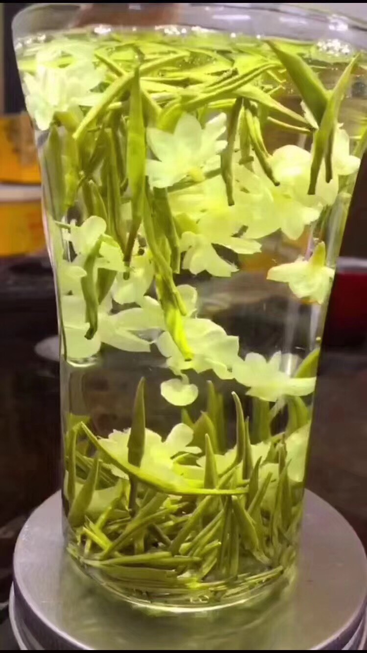 茉莉花茶 茉莉花王茉莉雪竹飘雪100克