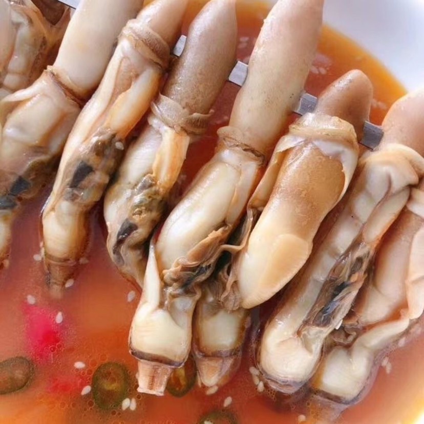 新鲜开沙嘴蛏王肉竹蛏肉蛏子圣子肉手指蛏肉熟食捞汁食材