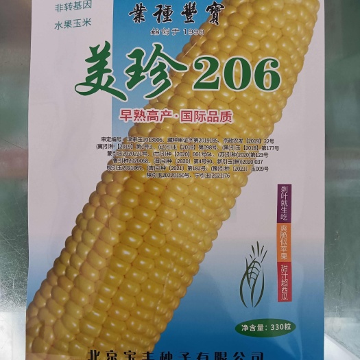  美珍206水果玉米