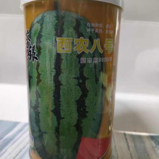 湘乡市西农八号西瓜种子 西农8号中晚熟瓜大好吃80克