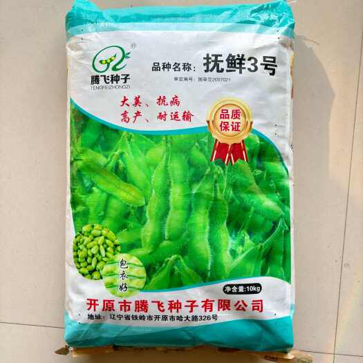 沭阳县抚鲜3号毛豆种子大荚四季青黄豆鲜食早熟高产易种菜毛豆蔬菜种籽