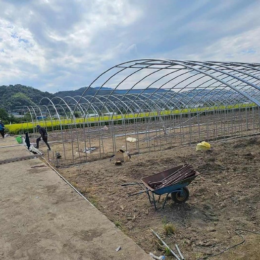 无锡和泰祥温室大棚厂家定定制全套大棚骨架椭圆管热镀锌钢架