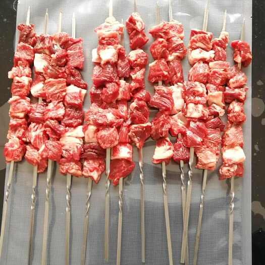 济南和牛肉串，原切不调理不添加和牛肉串