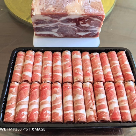 大厂县肥羊肉卷肥羊砖羔羊肉片火锅食材清真纯干国产