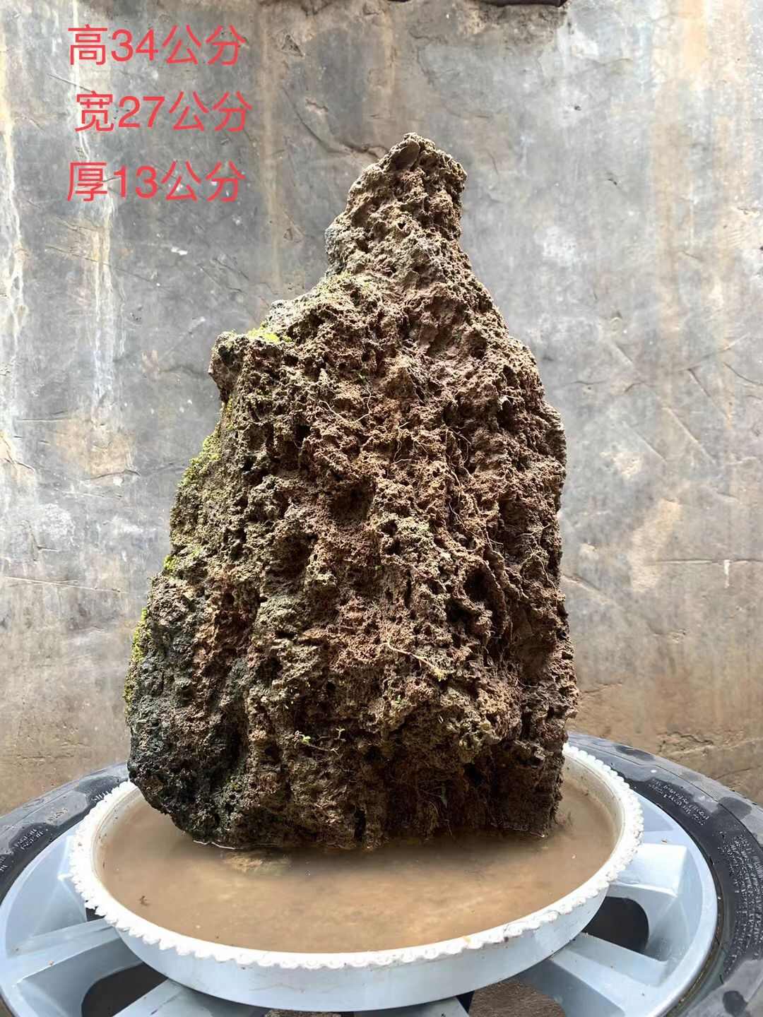 天然上水石吸水石盆景石假山奇石
