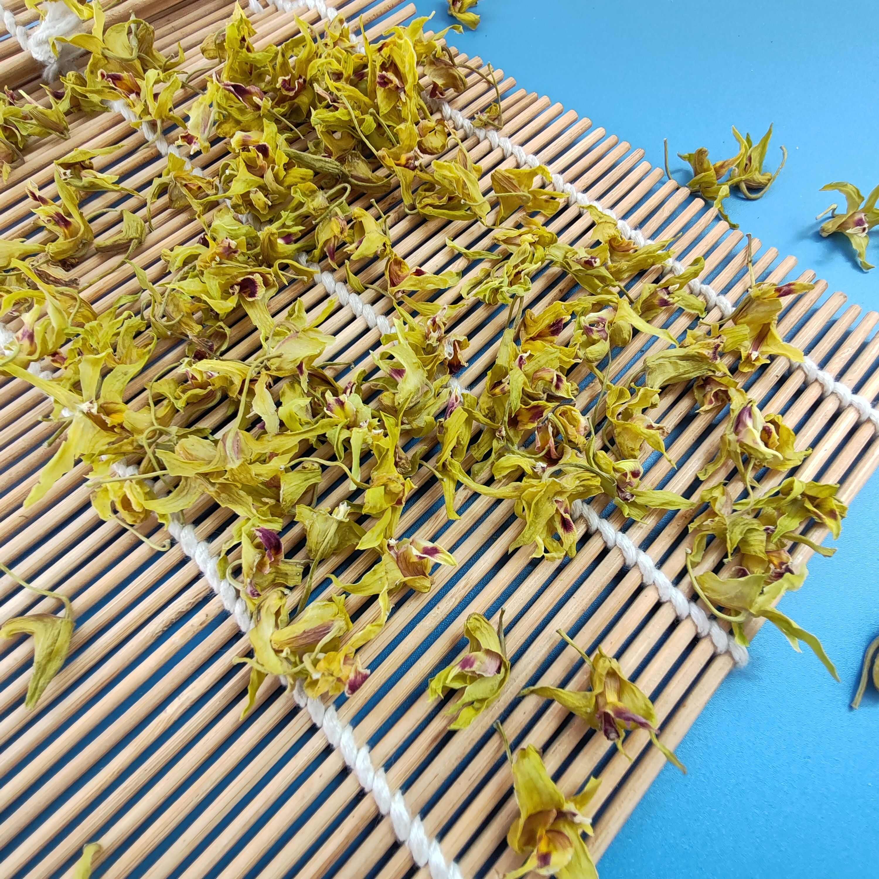.批发铁皮石斛花干货50克包邮铁皮石斛花泡水新鲜晒干石斛花