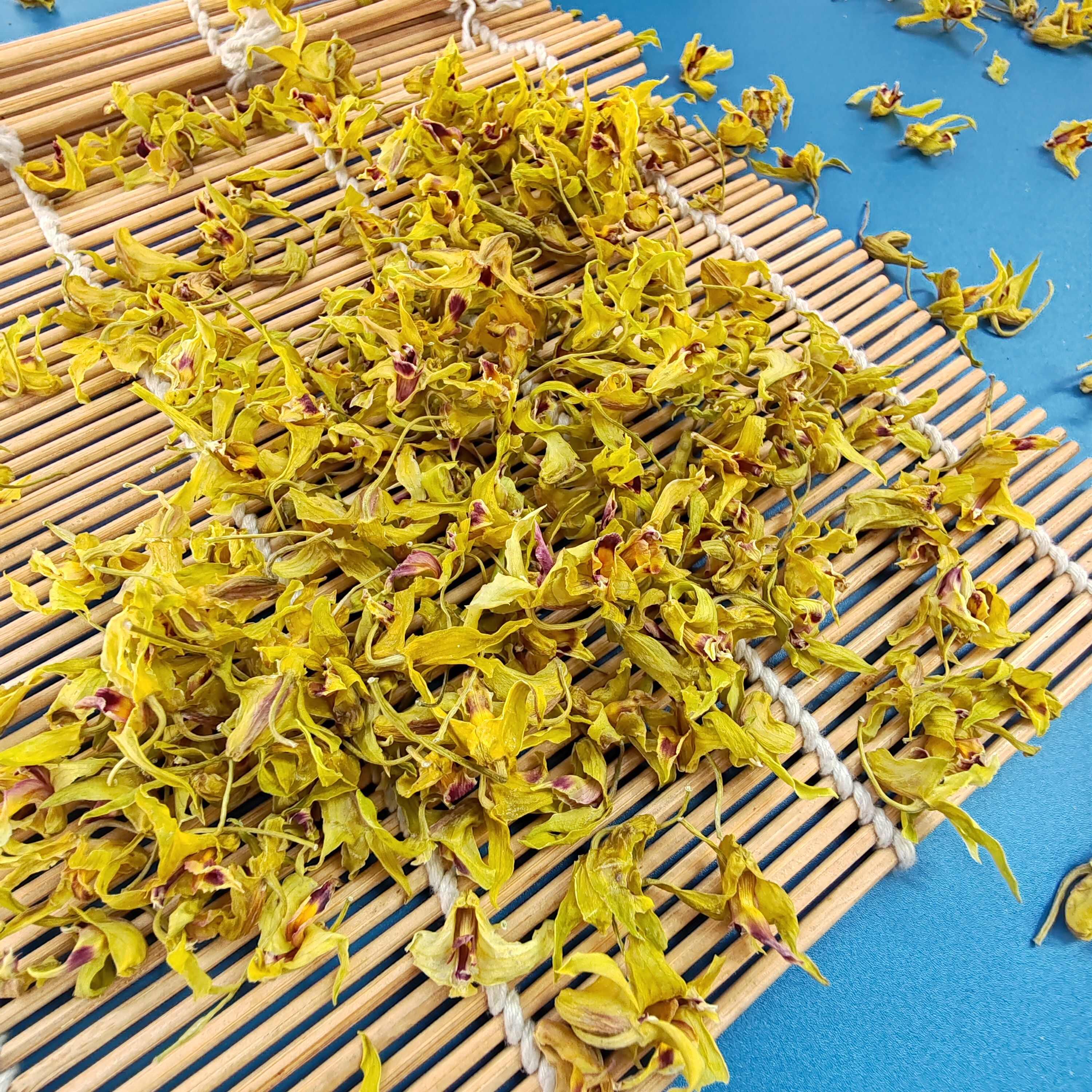 .批发铁皮石斛花干货50克包邮铁皮石斛花泡水新鲜晒干石斛花