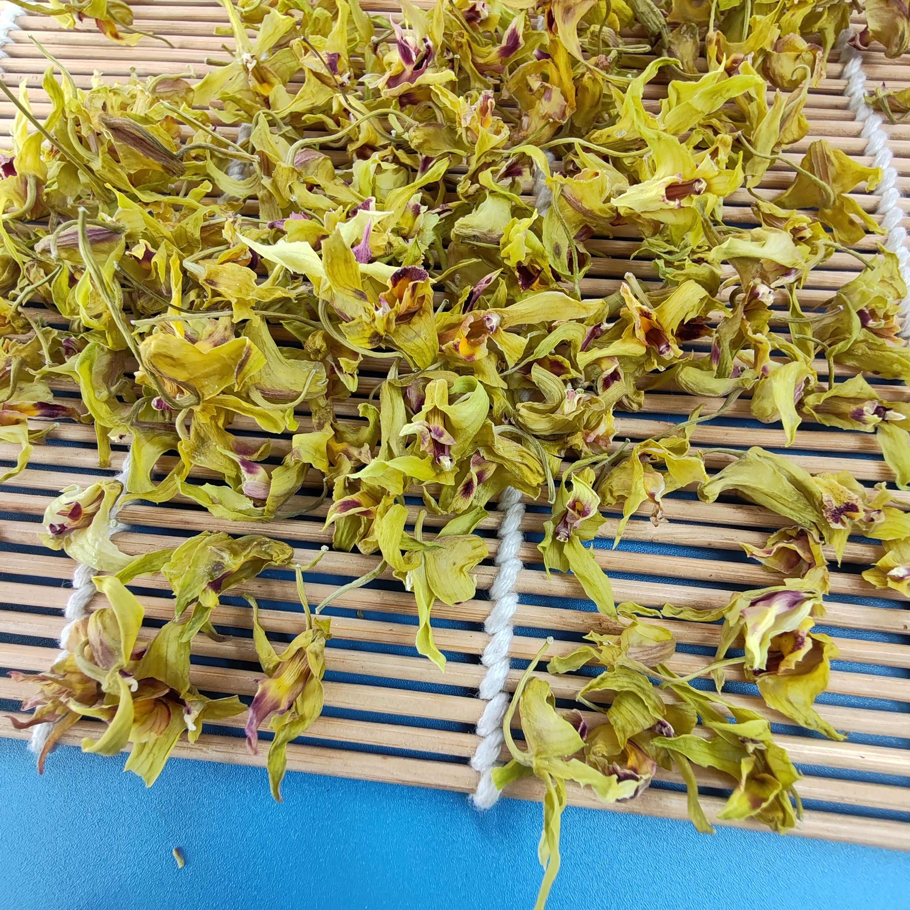 .批发铁皮石斛花干货50克包邮铁皮石斛花泡水新鲜晒干石斛花