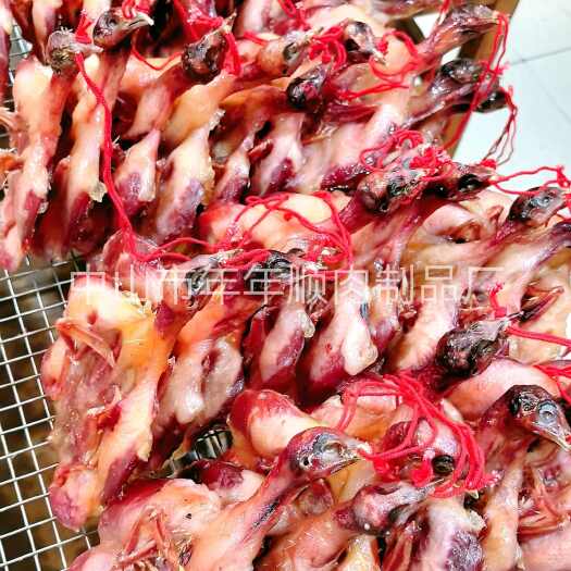 中山市广式腊鹌鹑批发拿货黄圃腊味广味腊小鸟广东腊禽年年顺顺言腊味