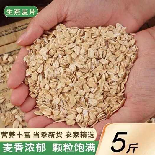 东北生燕麦片莜麦片新鲜五谷杂粮煮粥新货原味散装非即食需煮
