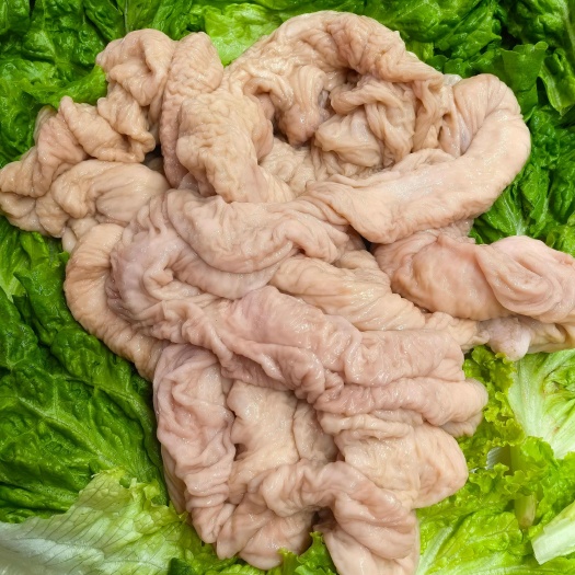 沈阳猪肥肠，预煮肥肠8分熟去油80%，面馆熟食烧烤专用。