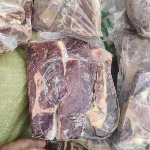满肉牛排块继续到货，肉多骨头少不肥，实拍性价比高，可做牛排用
