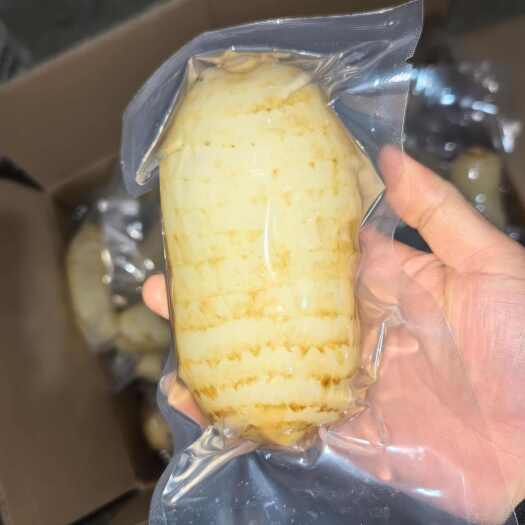 金寨县中药材天麻：经高温杀菌后，单个4两及4两以上真空包装天麻