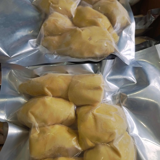 滨州金枕冷冻榴莲肉真空包装