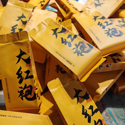 建瓯市手工碳焙花香大红袍茶叶乌龙茶武夷岩茶