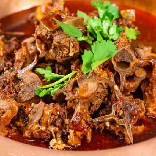 商河县多肉羊蝎子新鲜带肉草原散养羔羊肉冷冻火锅食材半成品羊脊骨羊肉
